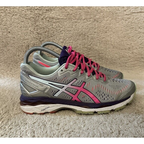 Asics Gel Kayano 24 Running Athletic Shoes Sneakers FlyteFoam T696N Women’s 7 - Picture 1 of 9